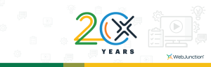 WebJunction 20 Year Anniversary graphic
